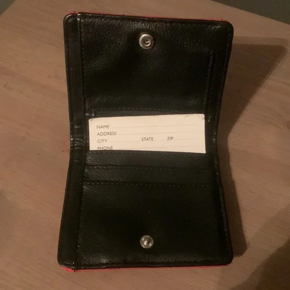 Nine West billfold, Red❤️, Good Shape. - Picture 3 of 3